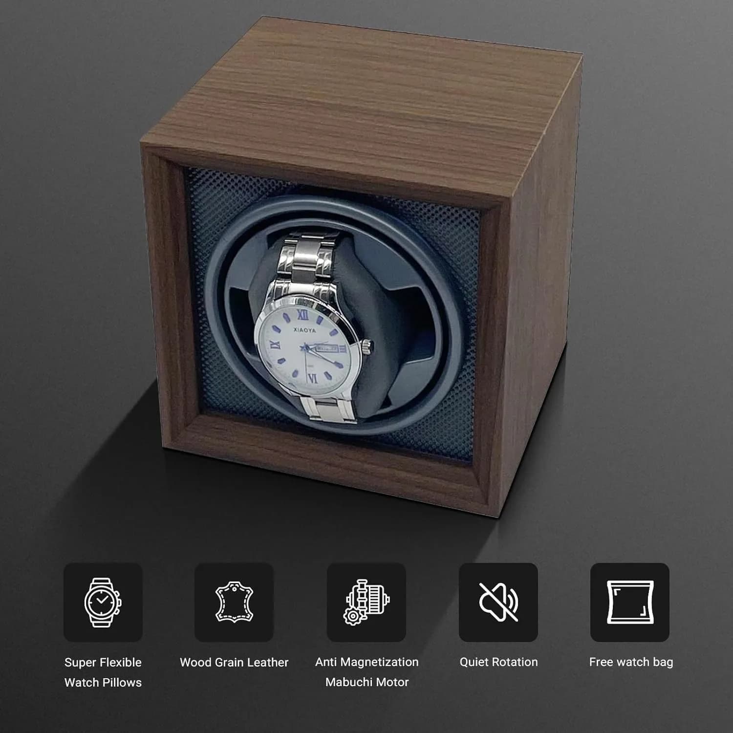 Автоматична навиваща машина за часовник с USB захранване Lian (за 1 часовник) снимка 2