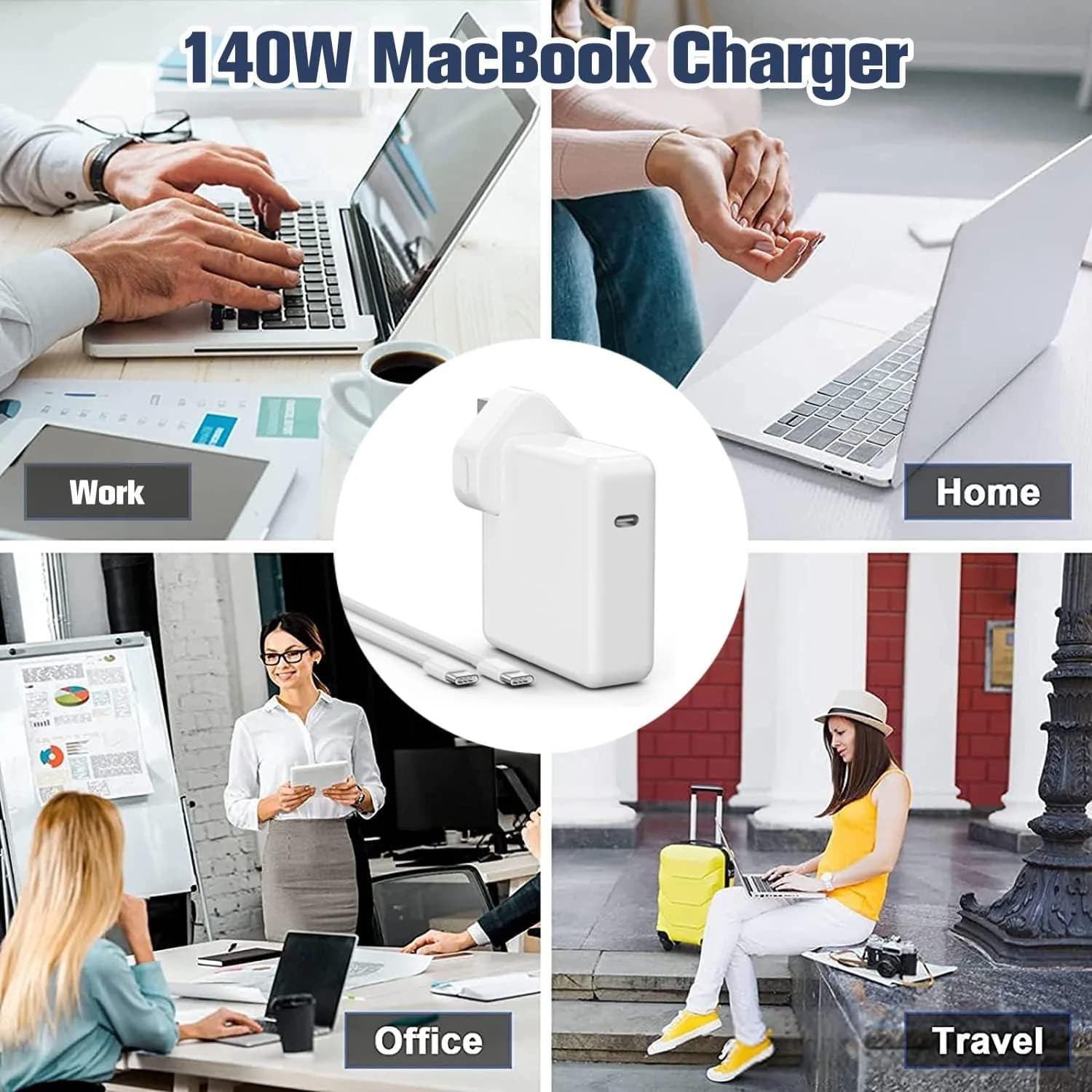 USB-C 140W зарядно за MacBook и устройства с USB-C (C to C) снимка 2