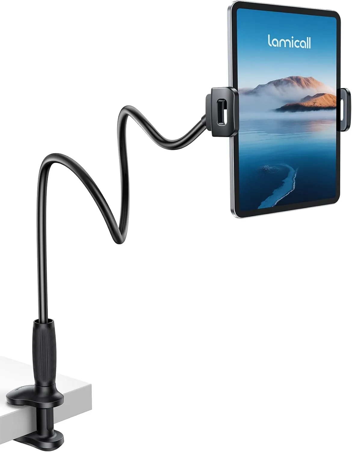 Lamicall Gooseneck стойка за таблет/смартфон с гъвкава гъша шия 85 см, универсална 4.7–13
