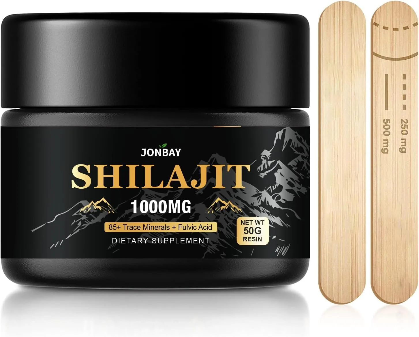 Шиладжит (Shilajit) JONBAY 1000 mg, 50 g – хранителна добавка