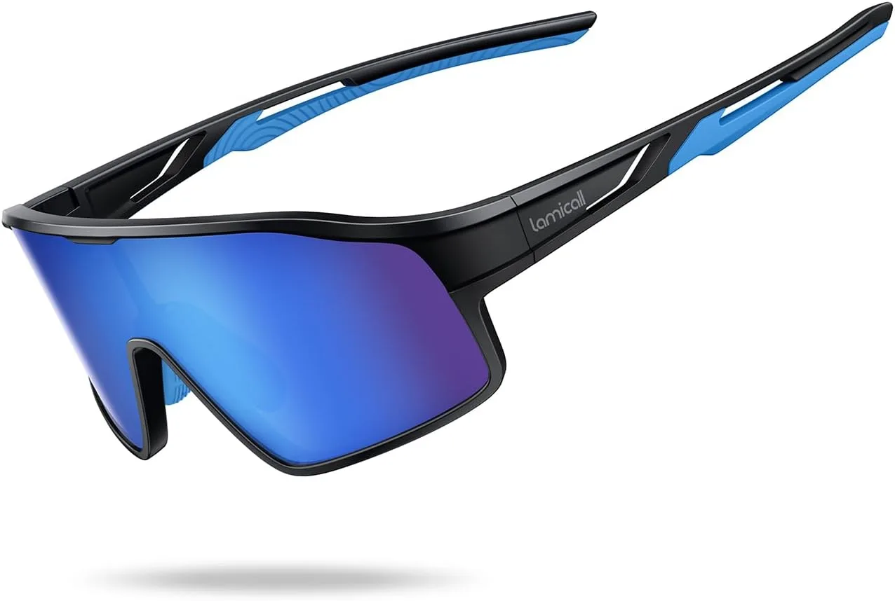 Детски поляризирани спортни слънчеви очила Lamicall с UV400 защита, 22 g, HD polarised lenses