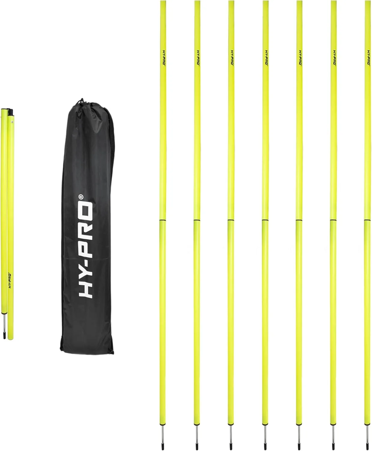 Hy-Pro Agility тренировъчна щека – сгъваема, 8 броя с шип и чанта за носене