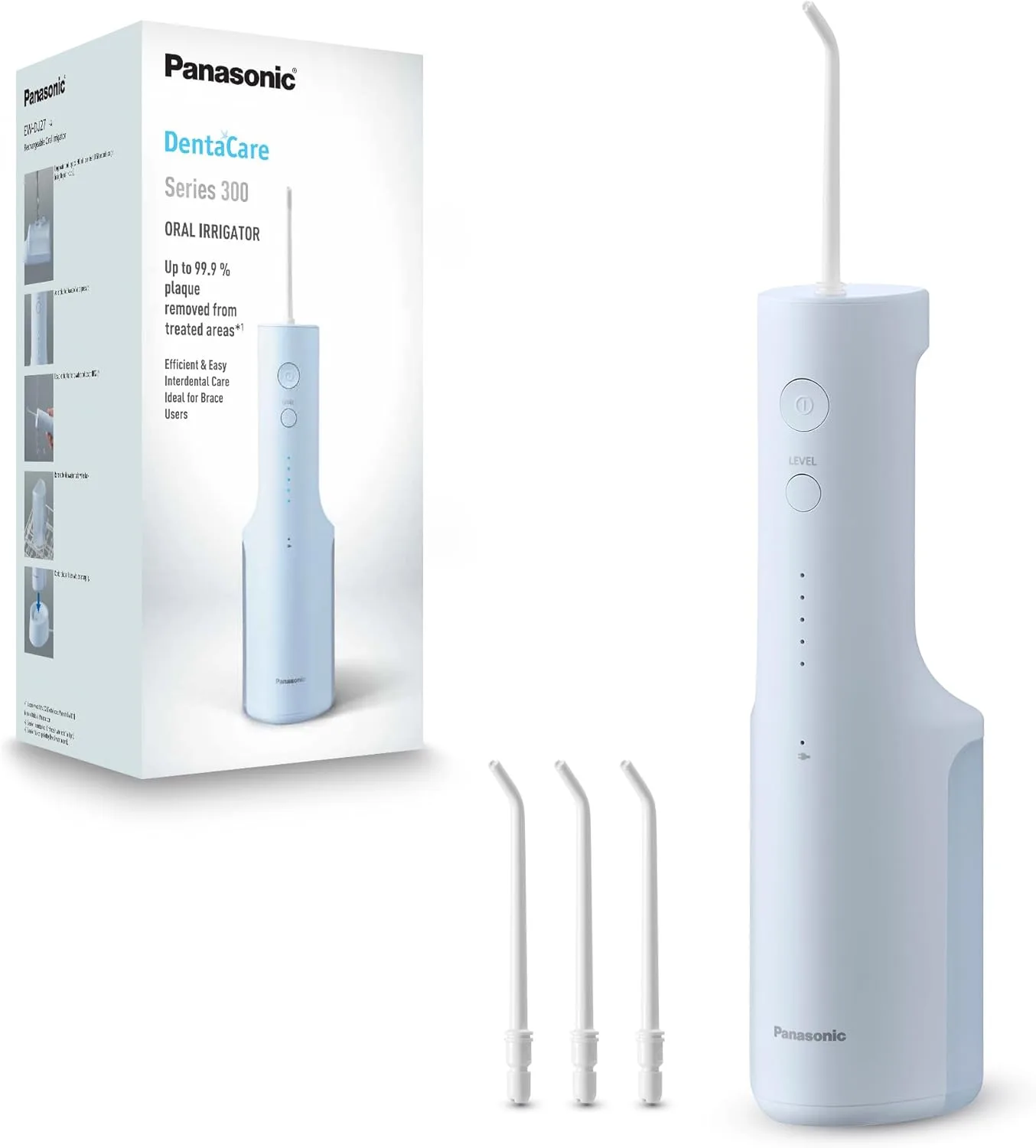 Panasonic DentaCare Series 300 EW-DJ27-A311 иригатор за устна кухина с вместимост 200 мл, IPX7