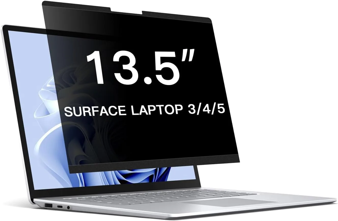 ZOEGAA магнитен екран за поверителност за Microsoft Surface 13,5 инча (модели 1/2/3/4/5/6)