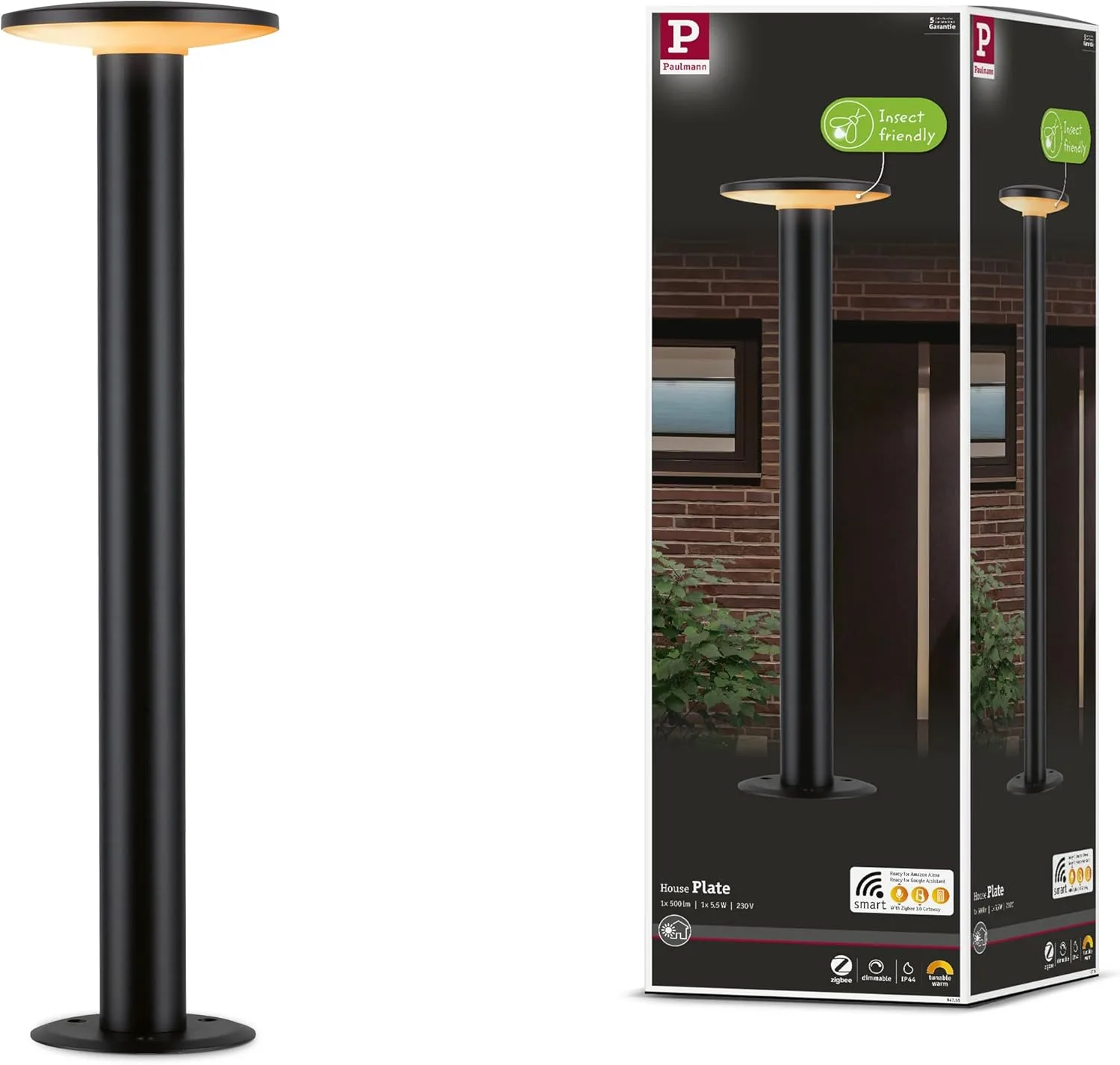 Paulmann 94755 House Plate LED външно болард осветително тяло