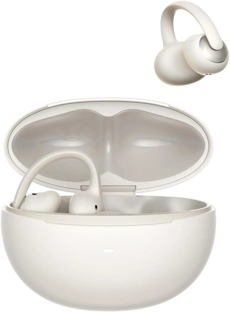Baseus Безжични Open Ear слушалки, LDAC Hi-Res Audio, IP67, AI микрофон, 55 часа батерия