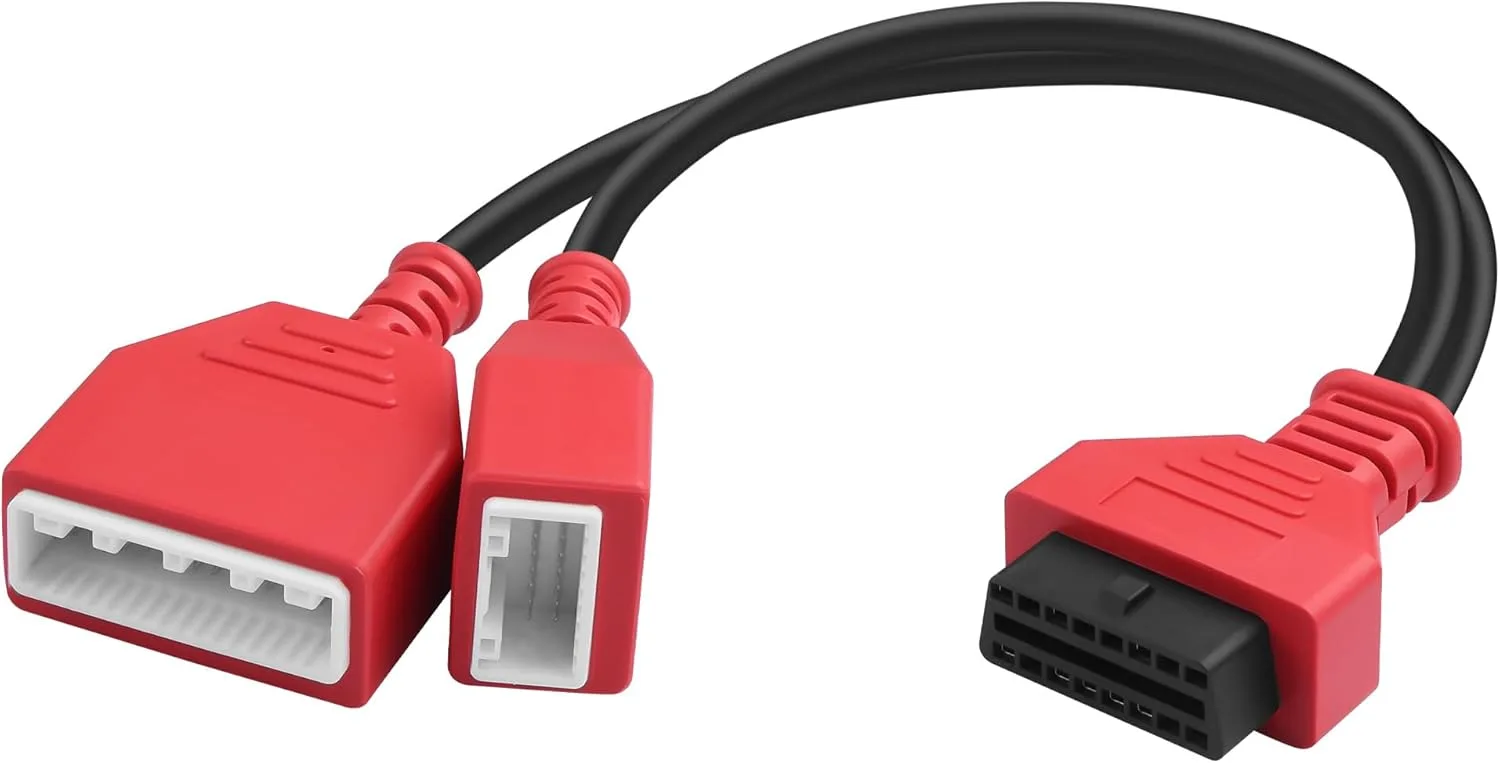 OBDII диагностичен адаптер 16+32-пинов OBD2 разклонителен кабел 30 см
