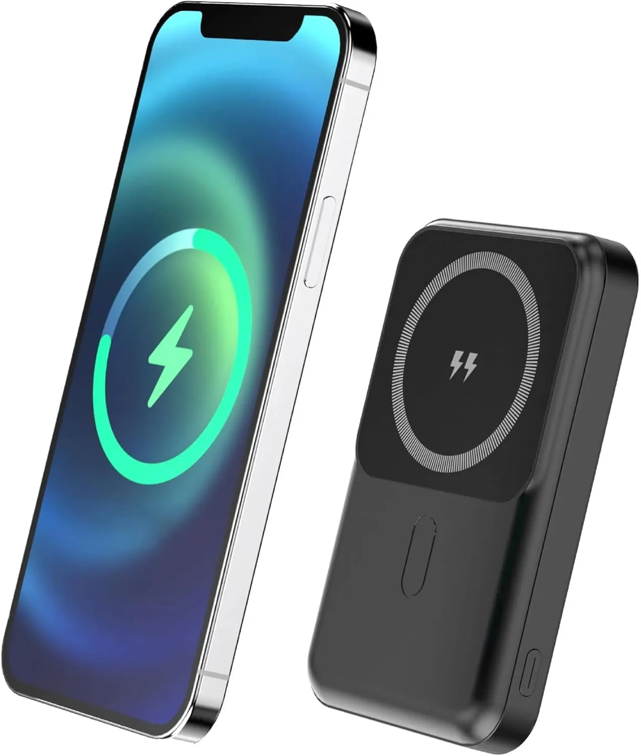 SilverLabel 10 000 mAh безжична магнитна power bank с USB-C и USB-A изход
