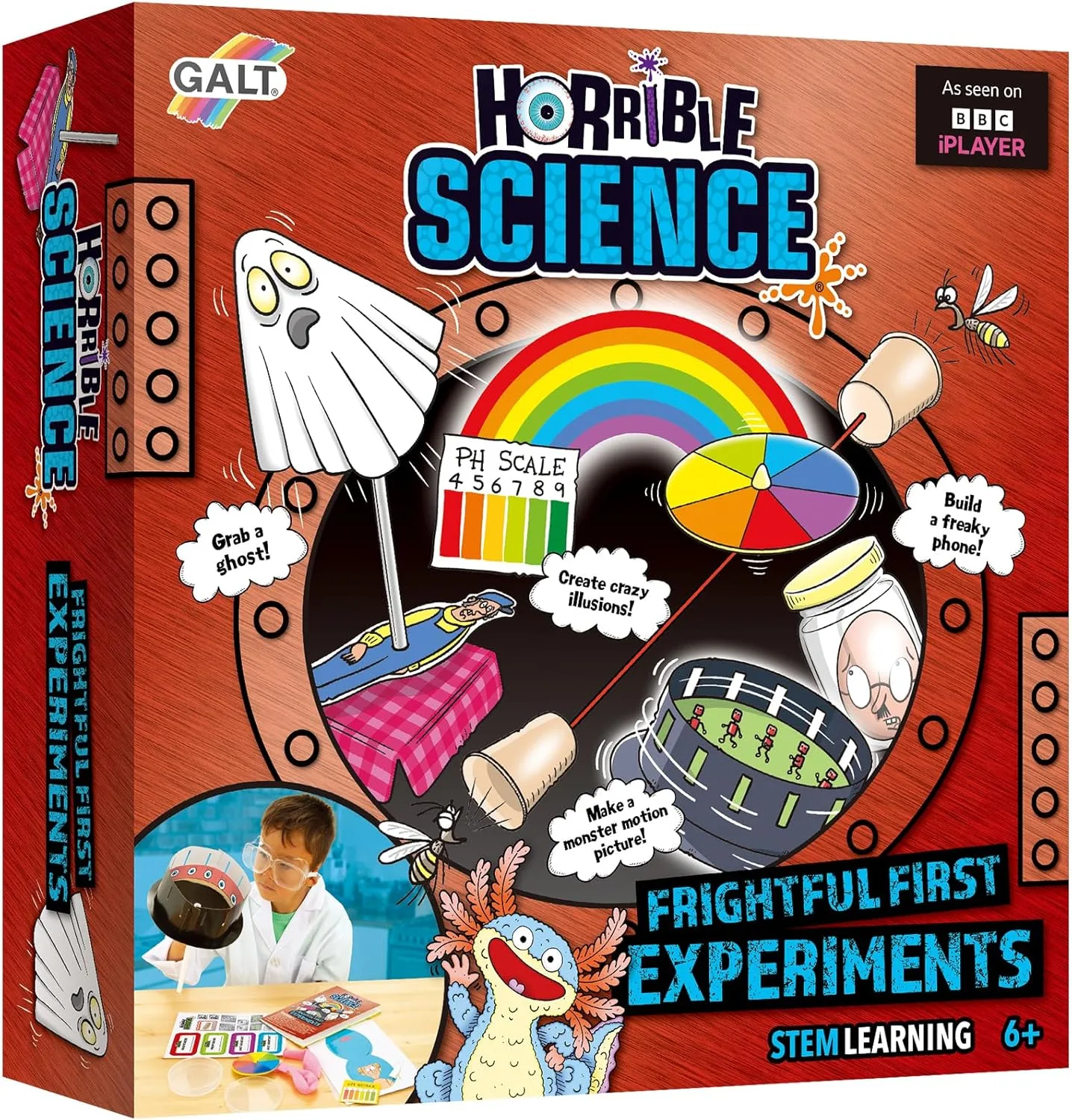 Galt Horrible Science – Комплект за 18 ужасяващи научни експерименти (STEM, 6+)