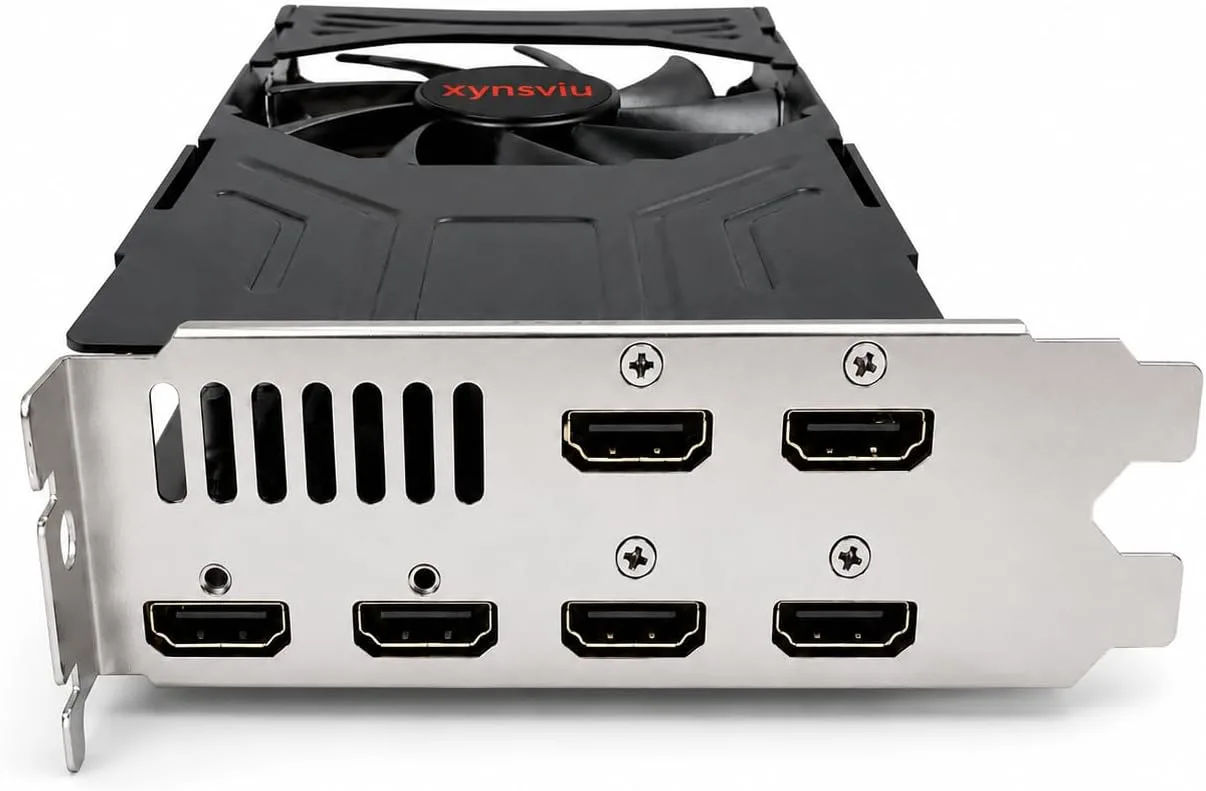 Видеокарта AMD Radeon R7 350 2GB с 6 HDMI изхода