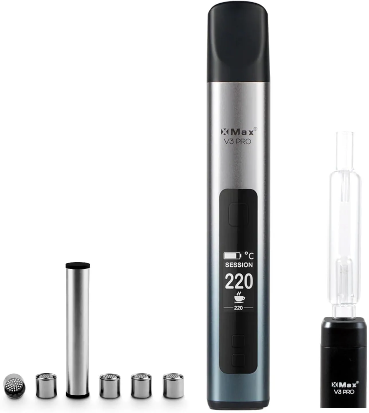 XMax V3 Pro Premium изпарител 3-в-1 за билки и концентрати